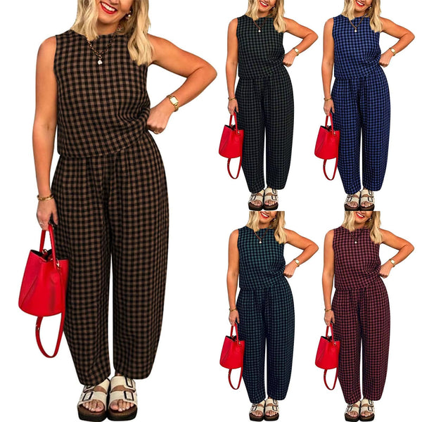 Chic Gingham Style Set