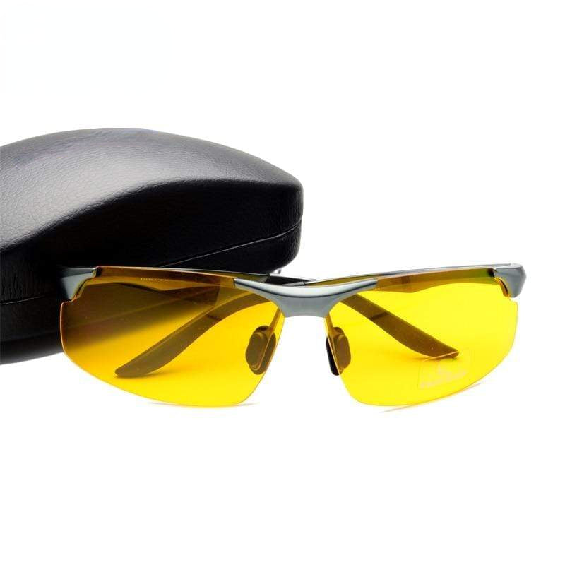 2020 Aluminum Magnesium Men Sunglasses Polarized Sports Driving Night Vision Goggles Sunglass Fishing UV400 Rimless Sun Glasses