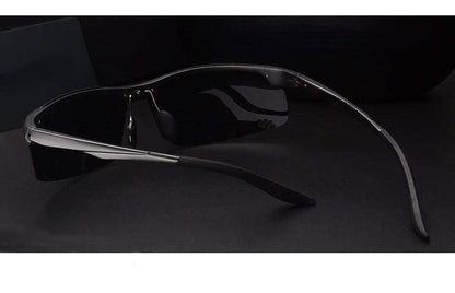 2020 Aluminum Magnesium Men Sunglasses Polarized Sports Driving Night Vision Goggles Sunglass Fishing UV400 Rimless Sun Glasses