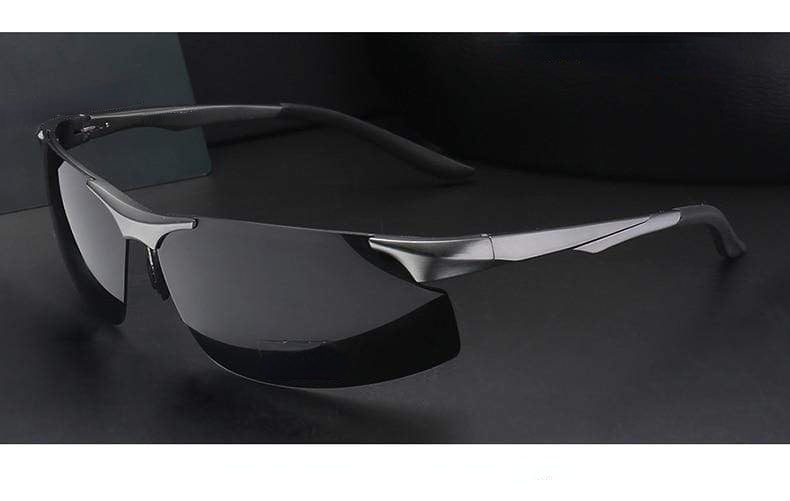 2020 Aluminum Magnesium Men Sunglasses Polarized Sports Driving Night Vision Goggles Sunglass Fishing UV400 Rimless Sun Glasses