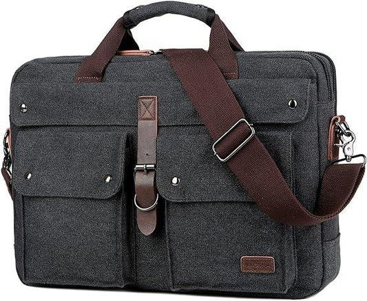 18 Men's Canvas Laptop Messenger Bag