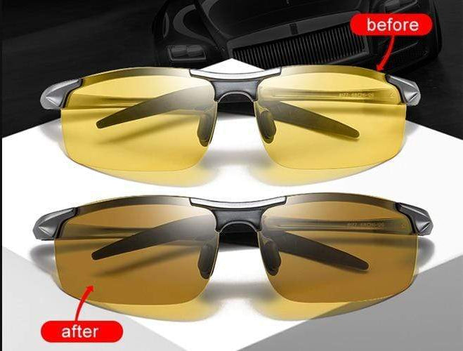 2020 Aluminum Magnesium Men Sunglasses Polarized Sports Driving Night Vision Goggles Sunglass Fishing UV400 Rimless Sun Glasses