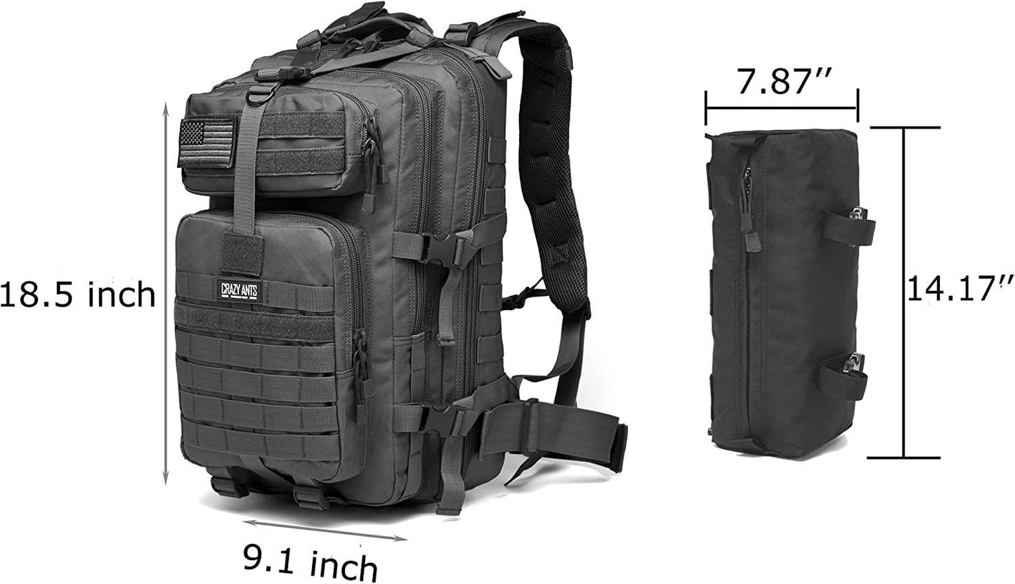 50L Men's MOLLE Heavy-Duty Tactical Backpack