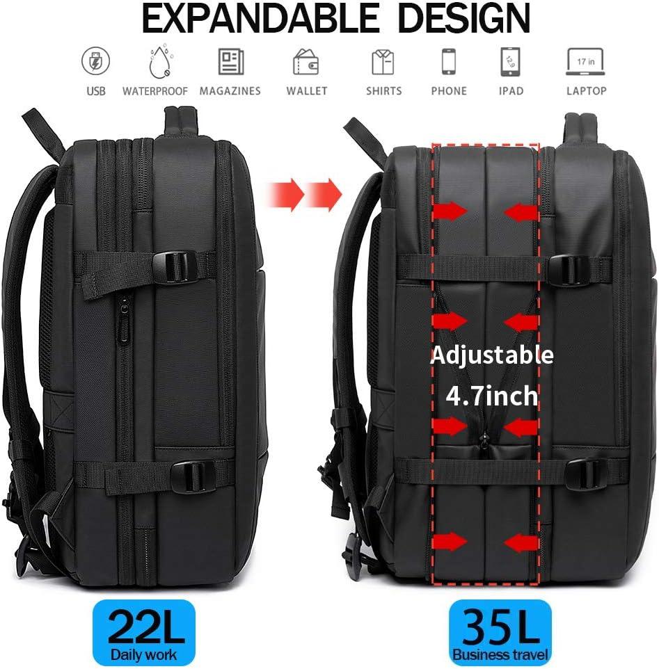 18 Men's Expandable Travel Backpack