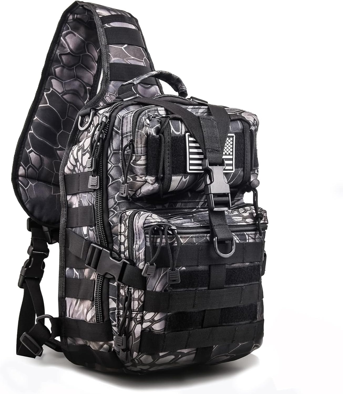 14 Men's MOLLE Tactical Armor Crossbody Sling Bag