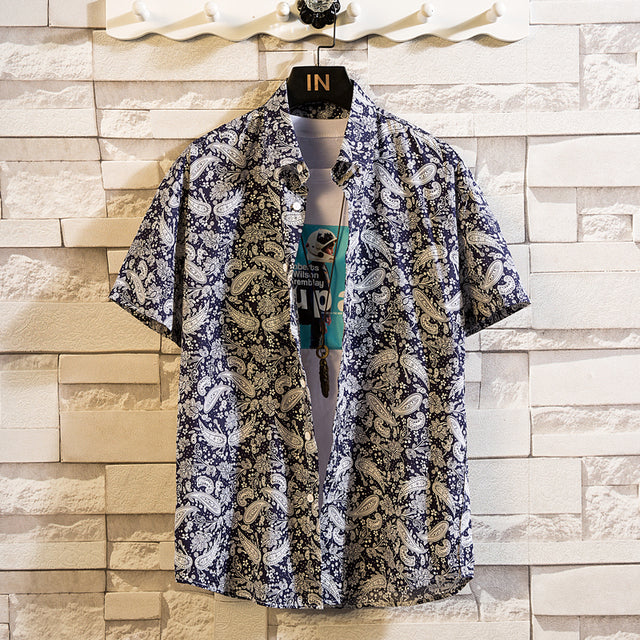 Cotton Mens Floral Shirt