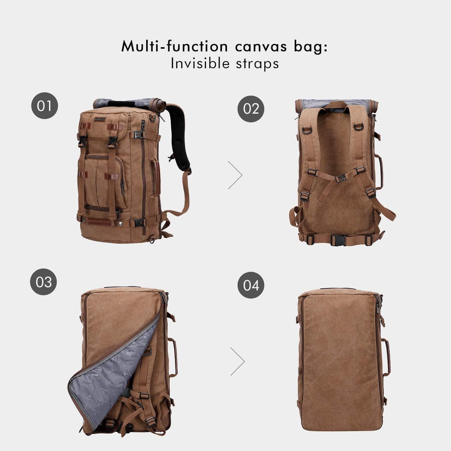 22 Men's Canvas Laptop Backpack