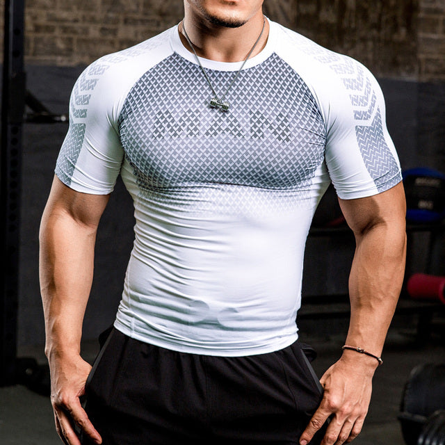 T Shirt Short Sleeve Sport Tees Gym Fitness Sweatshirt