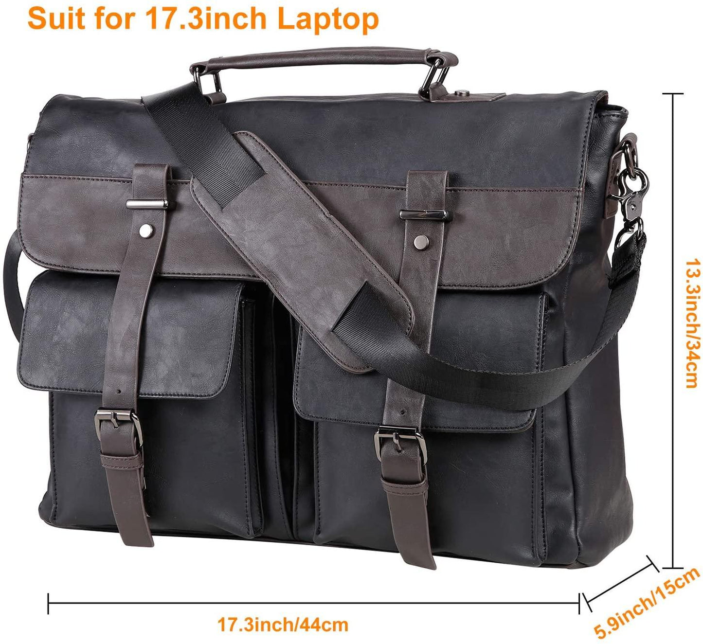 17 Leather Messenger Bag