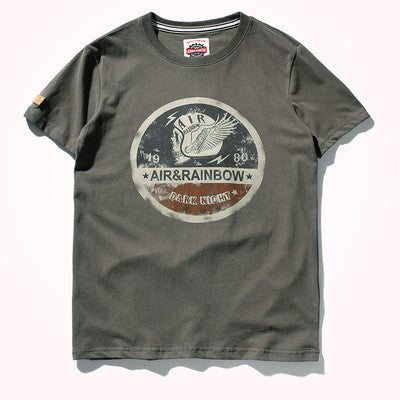 Cotton Washed Old Loose Brushed Fabric T-shirt