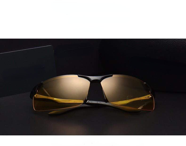 2020 Aluminum Magnesium Men Sunglasses Polarized Sports Driving Night Vision Goggles Sunglass Fishing UV400 Rimless Sun Glasses