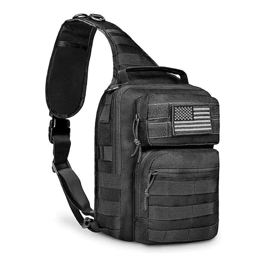 11 Men's MOLLE Tactical Crossbody Sling Bag