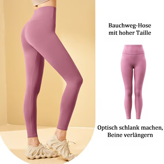 High Waisted Butt Lifting Tummy Control Side Pocket Shaping Training Leggings🔥