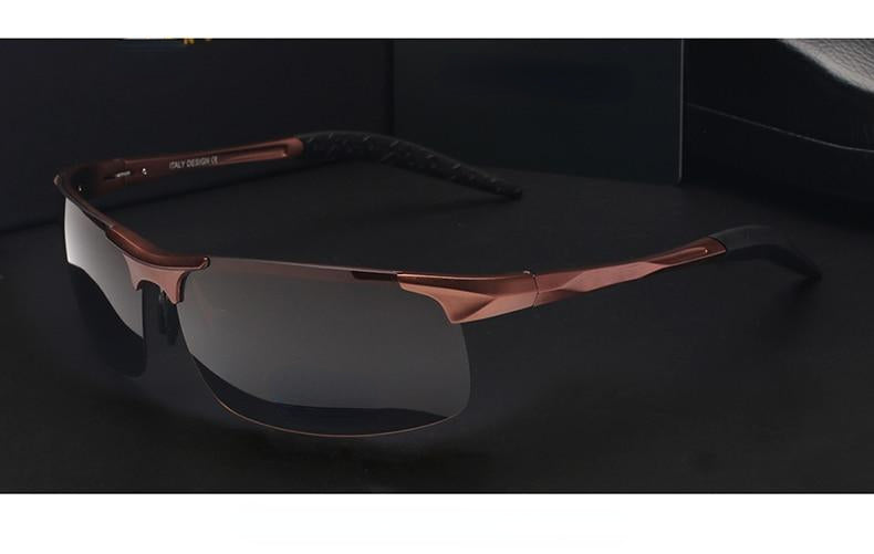 Men's Ultra-Light Aluminum Magnesium Polarized Sunglasses