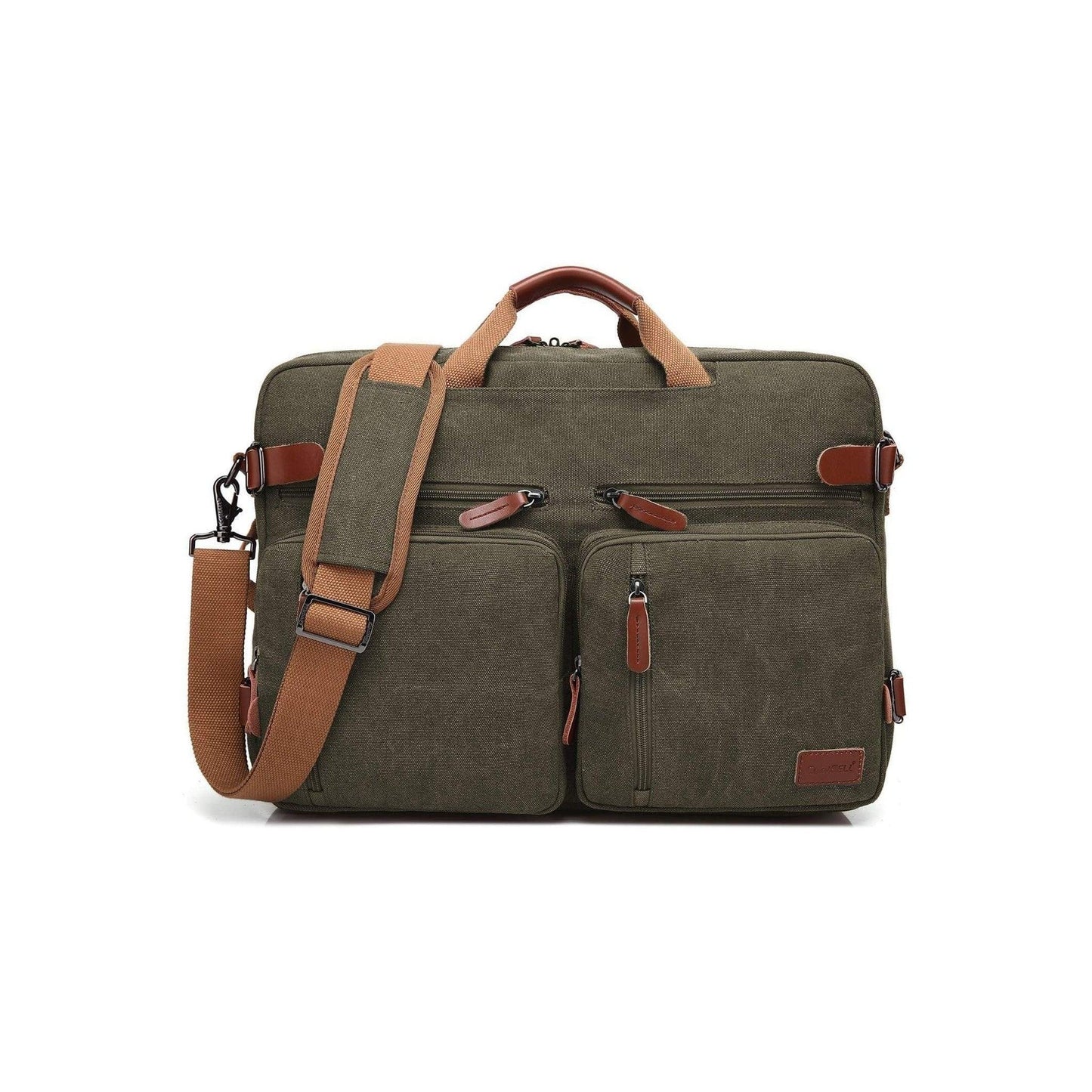 18 Multi-functional Canvas Messenger Bag