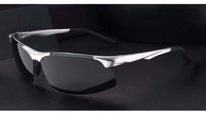 2020 Aluminum Magnesium Men Sunglasses Polarized Sports Driving Night Vision Goggles Sunglass Fishing UV400 Rimless Sun Glasses