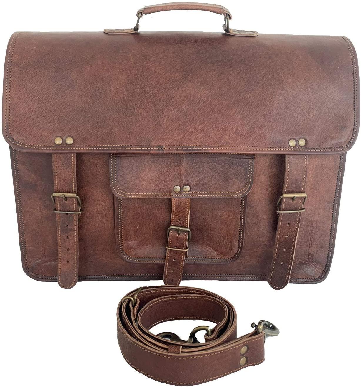 17 Leather Satchel Messenger Bag