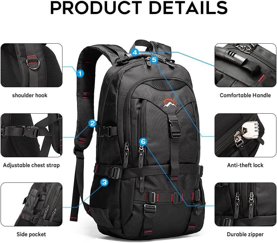 21 Men's Large Capacity Travel Backpack