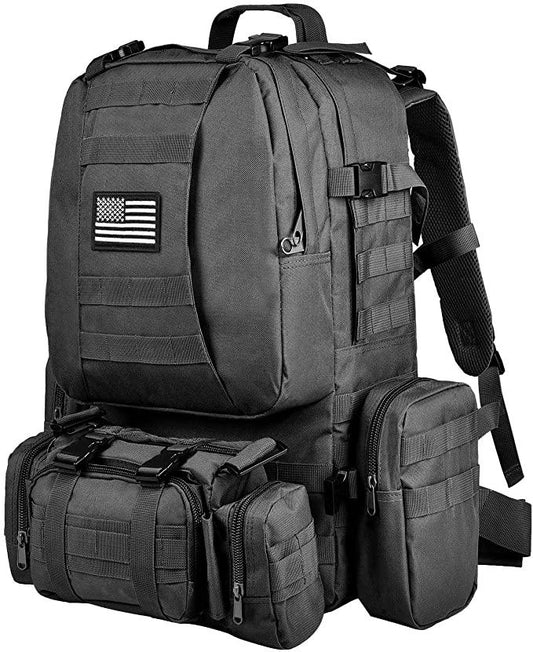 50L Men's MOLLE Carry-All Tactical Backpack