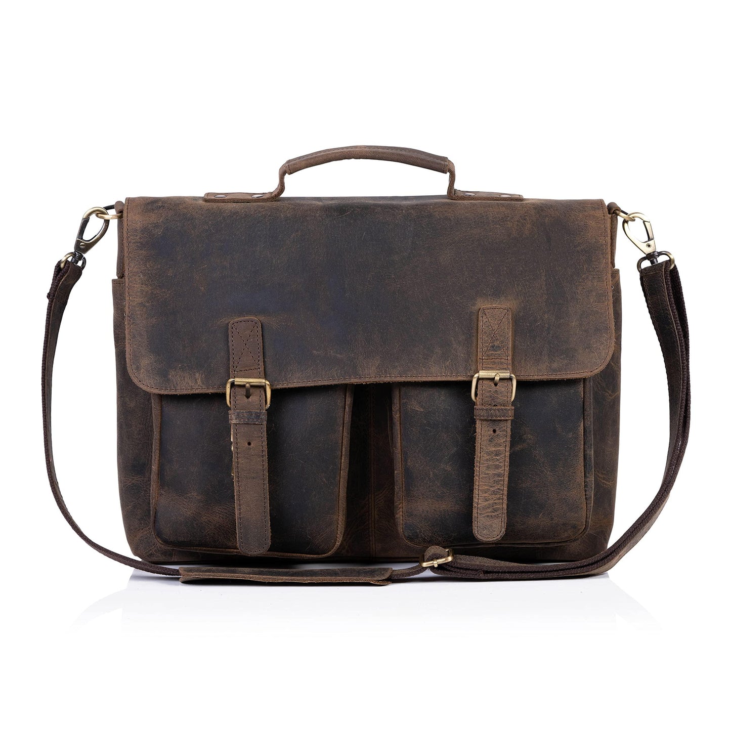 15 Men's Rustic Design Leather Messenger Bag