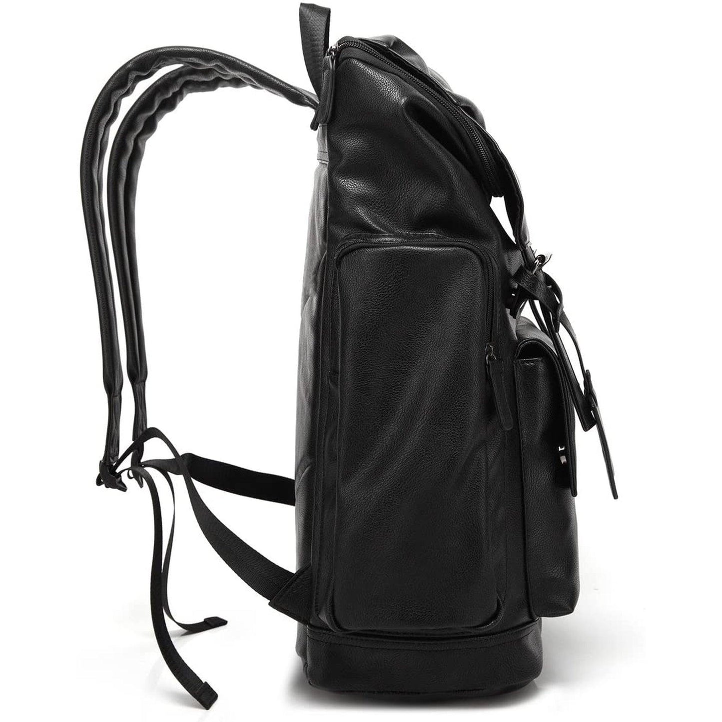 Men's 17 Leather Laptop Backpack