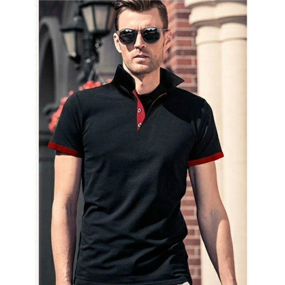 Men Shirt Short Sleeve Polo Shirt