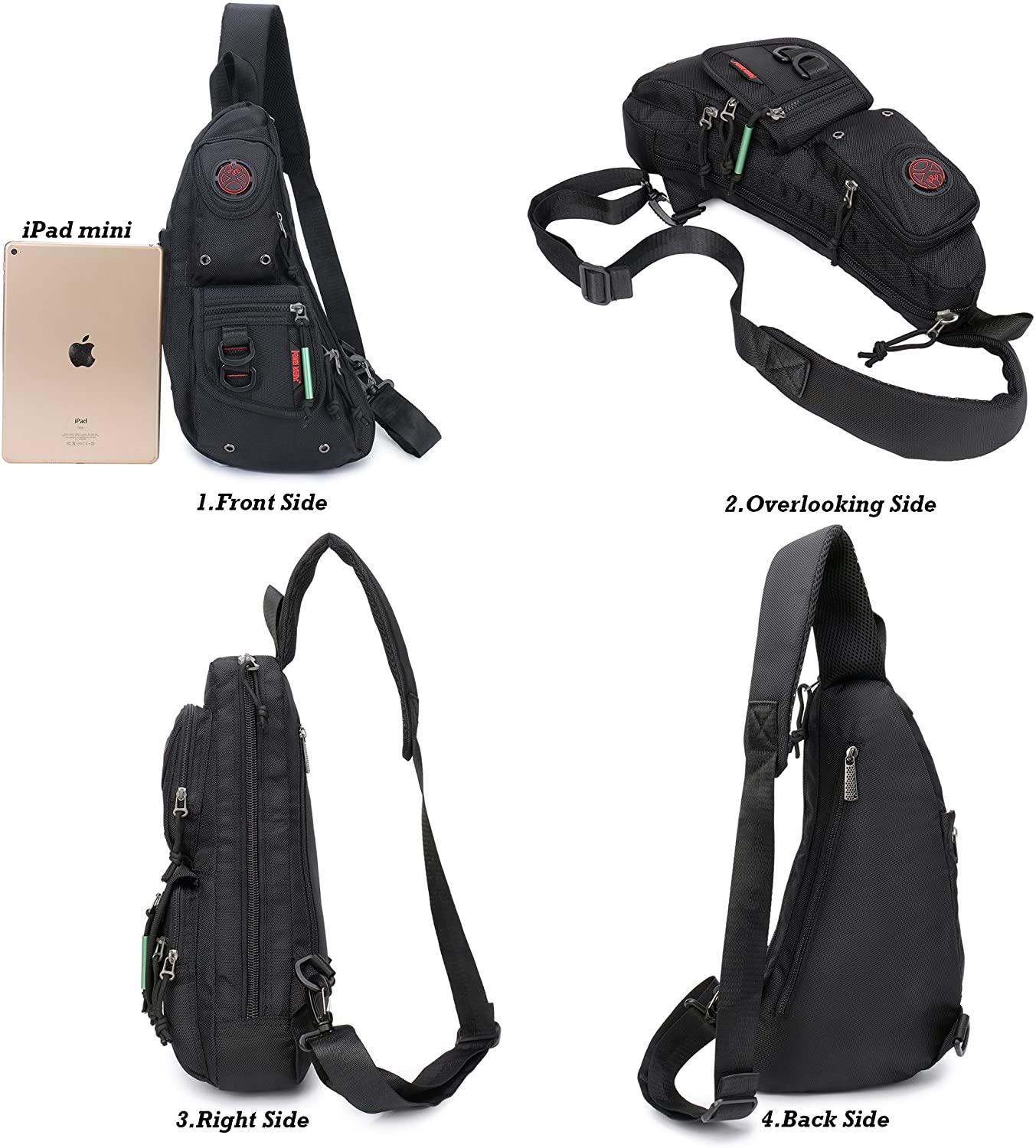 16 Men's Lightweight Anti-Theft Crossbody Sling Bag