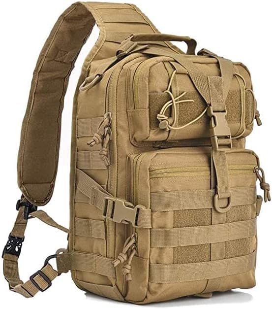 14 Men's MOLLE Tactical Armor Crossbody Sling Bag