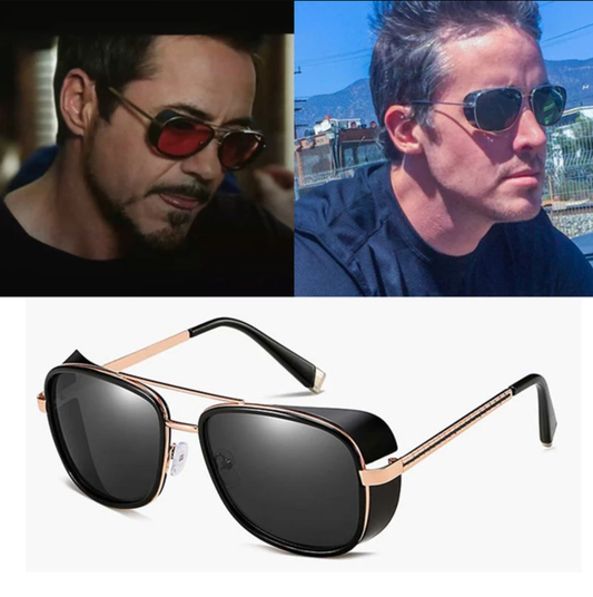 Sunglasses Cosplay Props Retro Edith Glasses Iron Man TONY Stark Sunglasses