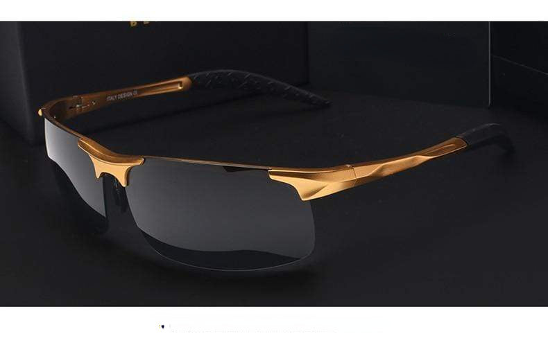 Men's Ultra-Light Aluminum Magnesium Polarized Sunglasses