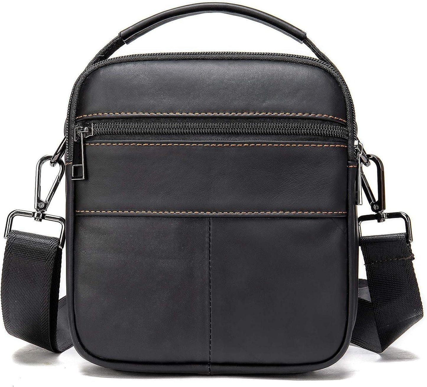 8 Men's Leather Mini Crossbody Sling Bag