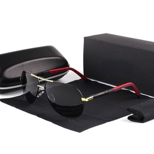 Vintage Aluminum Polarized Sunglasses For Men