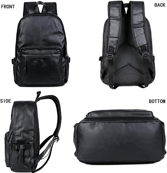 13 Men's Leather Stylish Laptop Backpack