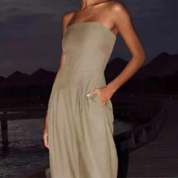 Chic Strapless Jumpsuit