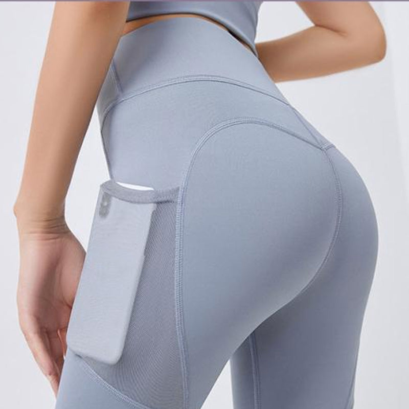 High Waisted Butt Lifting Tummy Control Side Pocket Shaping Training Leggings🔥